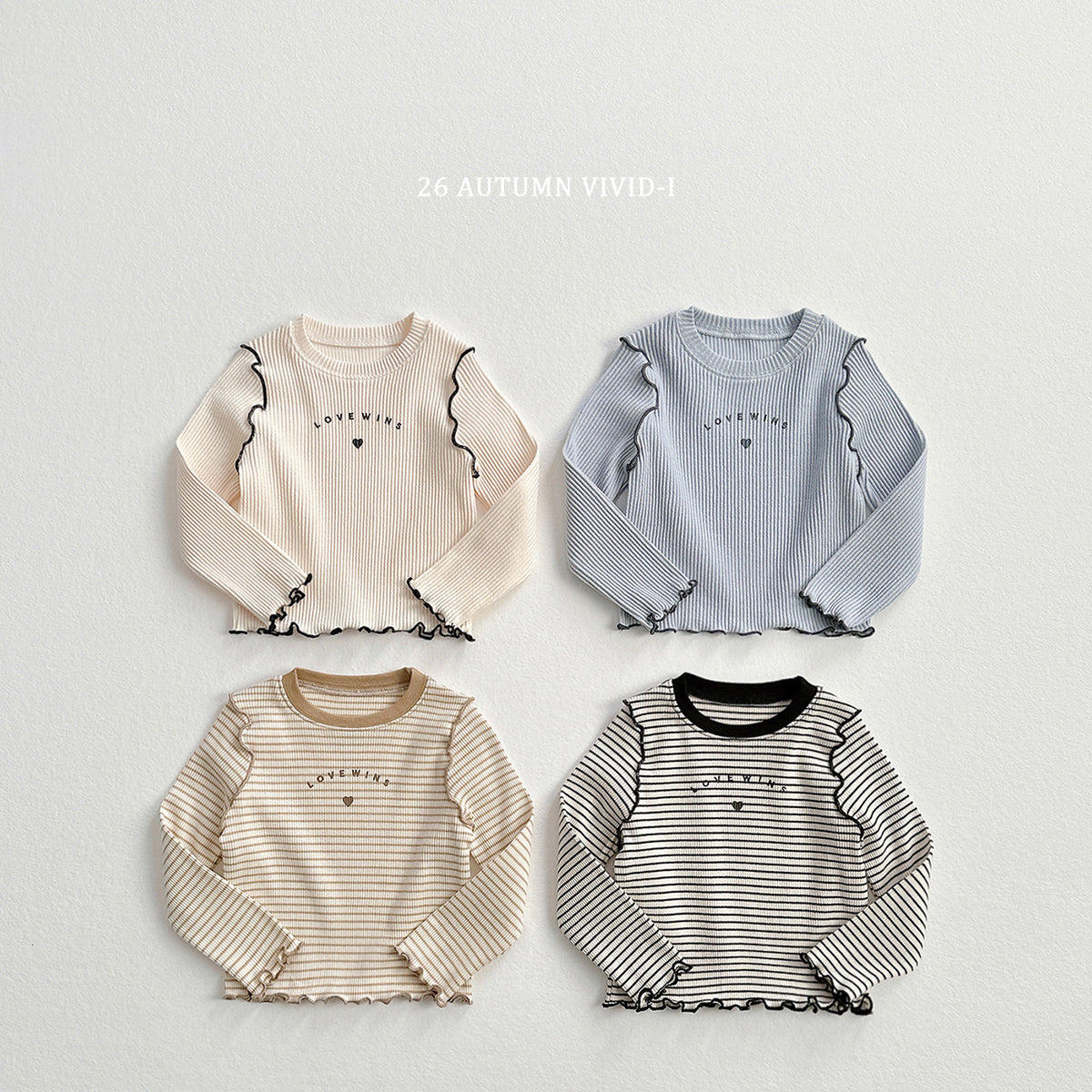 【秋のPRE-ODER 5%OFF】74.Love Wins Lettuce Hem Tee