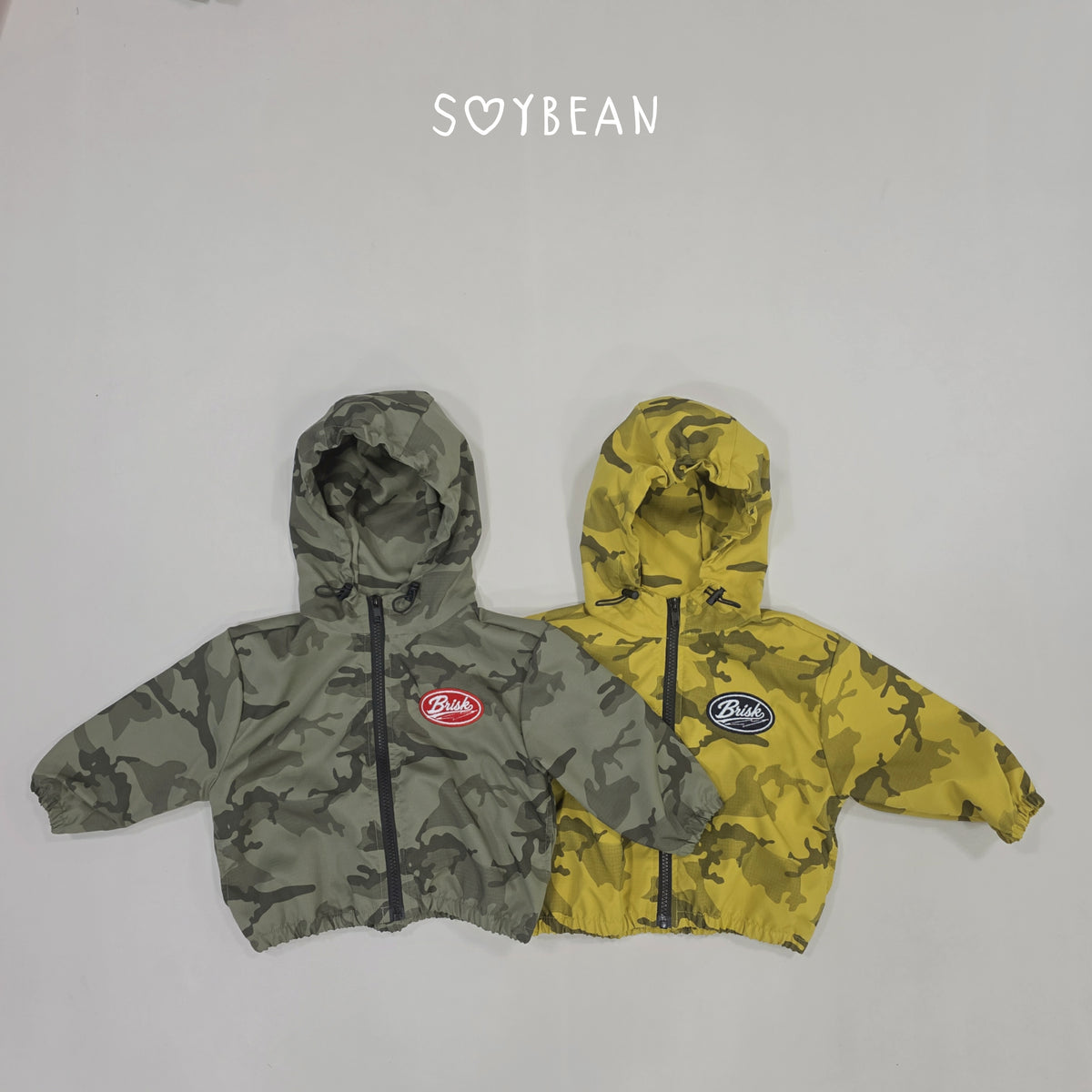 【秋のPRE-ODER 5%OFF】80.Camo Hooded Windbreaker (7 Sizes)