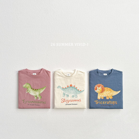 【PREORDER受付終了、ご希望はお問い合わせください。】48.Dino ShortSleeve Tee