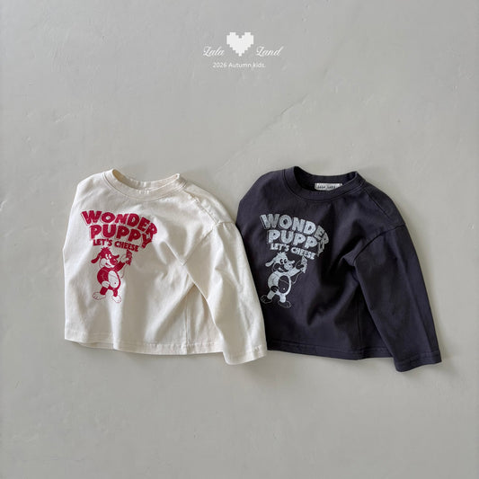 【PRE-ODER〆8.9(sun)】24.Selfie Puppy Tee | lalaland