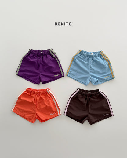 【PREORDER 4日間限定】29.two line tape shorts