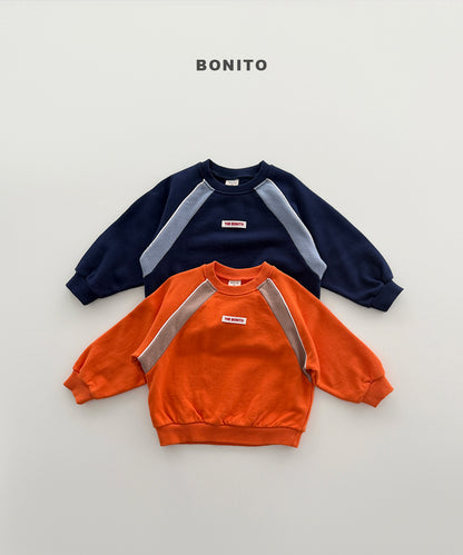 44.Raglan Piping Sweatshirt
