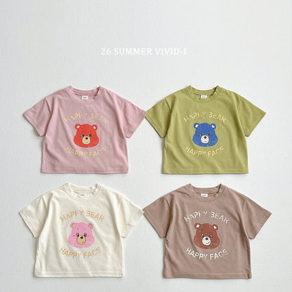 【PREORDER受付終了、ご希望はお問い合わせください。】56.Happy Bear ShortSleeve Tee