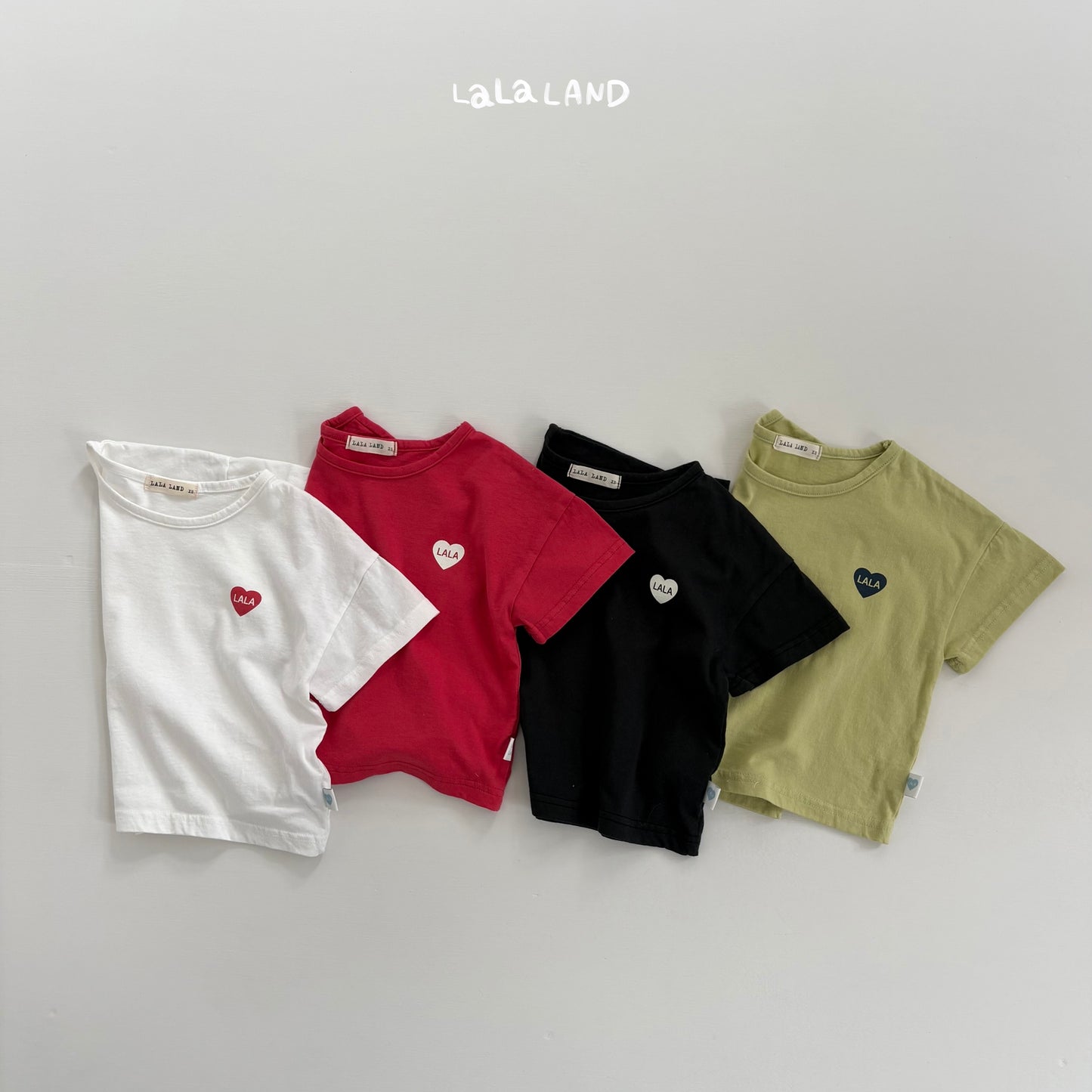 【PREORDER受付終了、ご希望はお問い合わせください。】64.Lala Heart Short Sleeve T-shirt