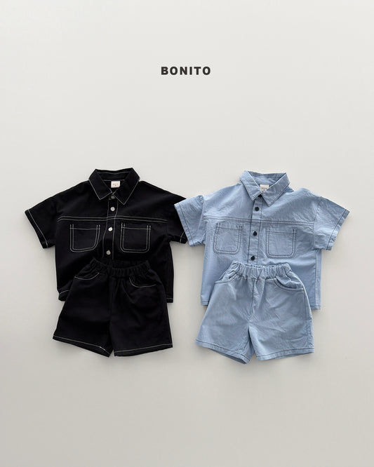 【PREORDER 4日間限定】34.two pocket linen set