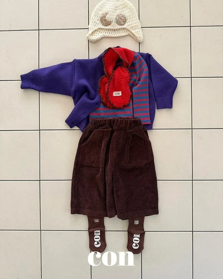 【PRE-ODER〆8.9(sun)】24.Soft Corduroy Pants | CON