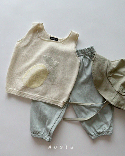 【PREORDER受付終了、ご希望はお問い合わせください。】19.Knit Fruit Vest