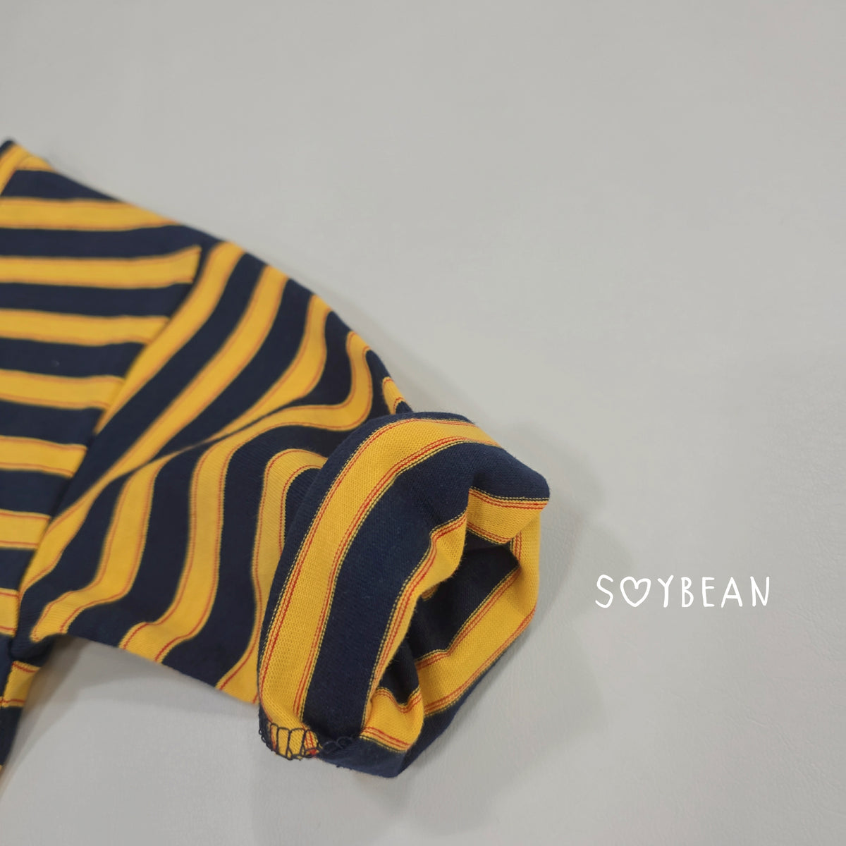 【秋のPRE-ODER 5%OFF】09.Oversized Boxy Stripe Tee (7 Sizes)