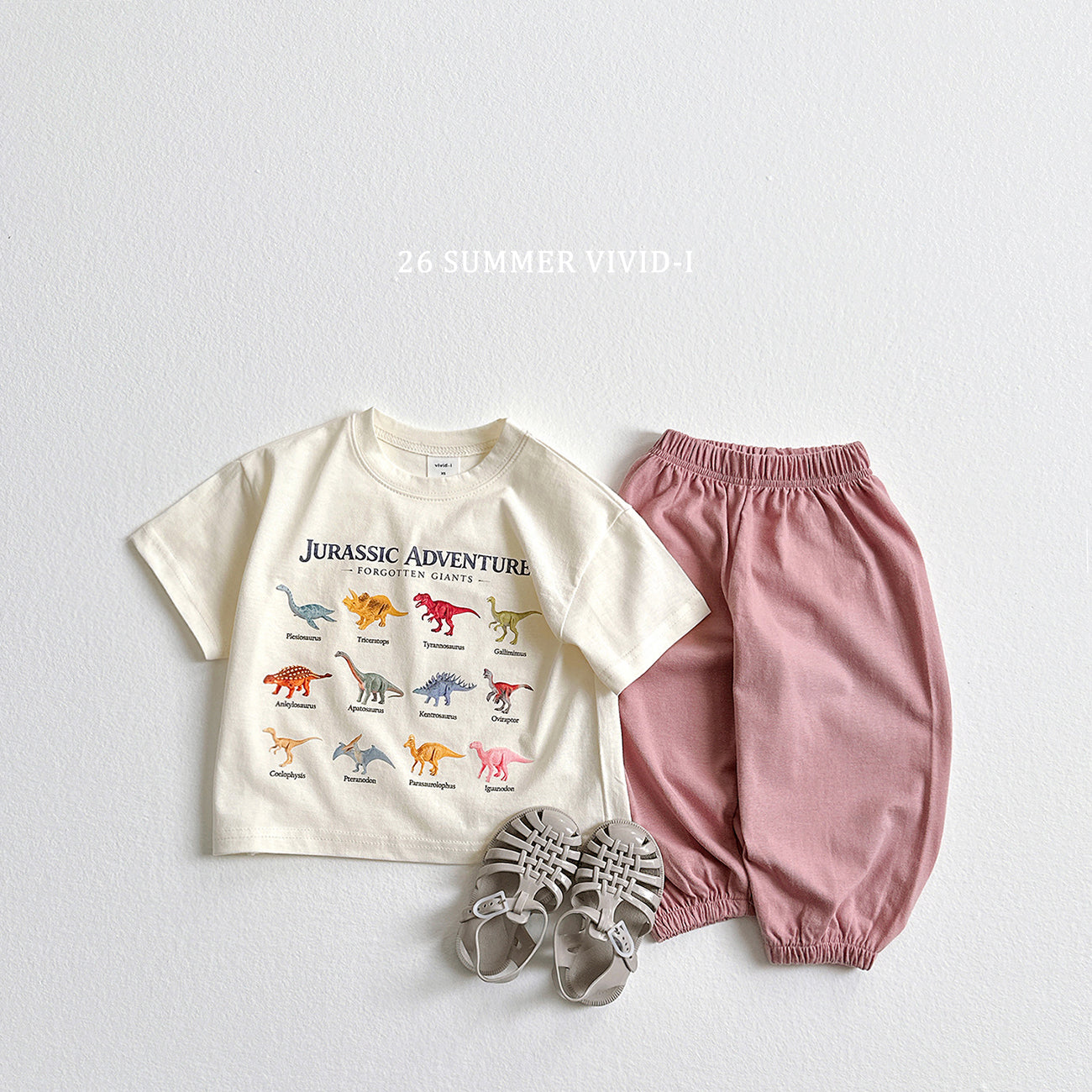 【PREORDER受付終了、ご希望はお問い合わせください。】49.Little Dino ShortSleeve Tee