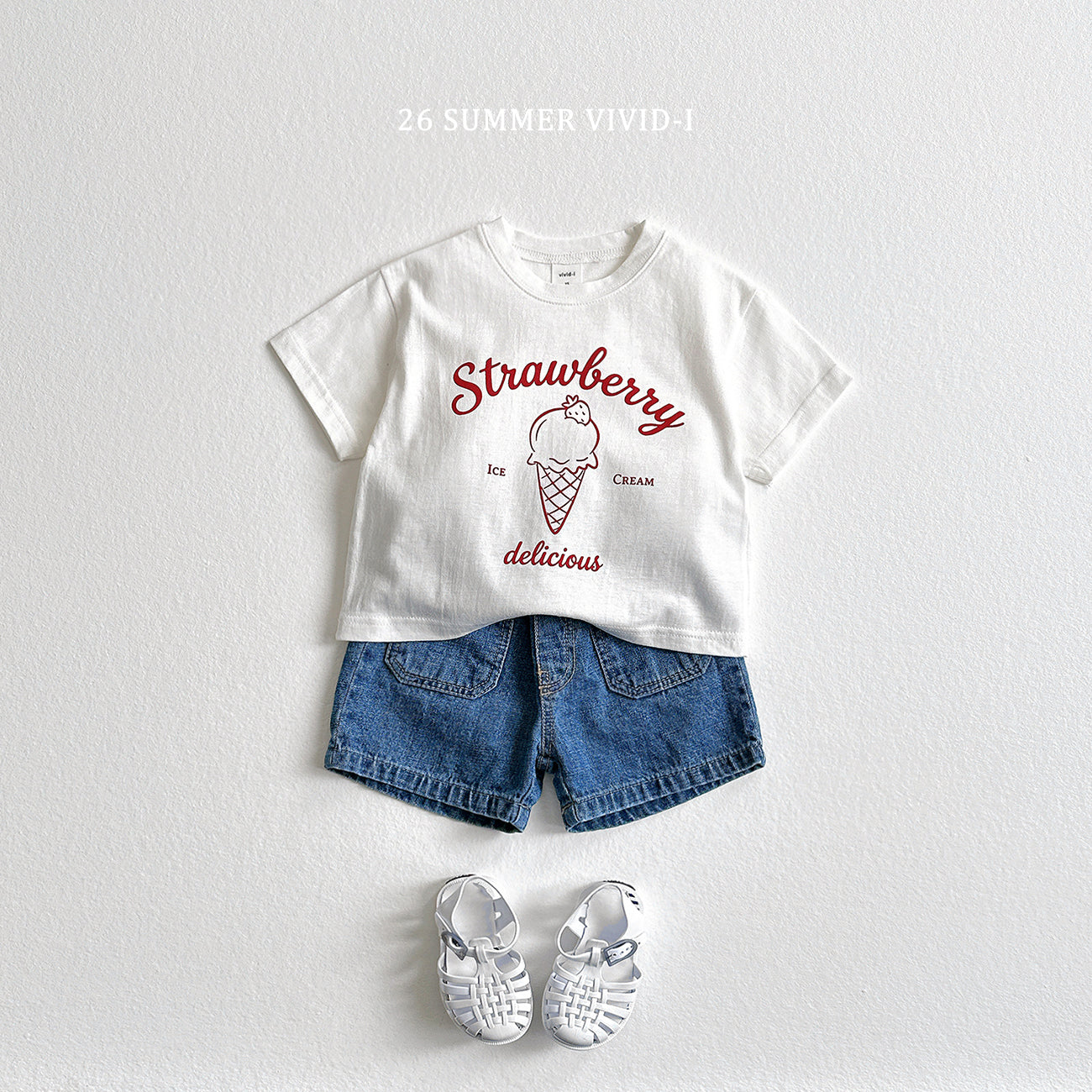 【PREORDER受付終了、ご希望はお問い合わせください。】53.Ice Cream ShortSleeve Tee