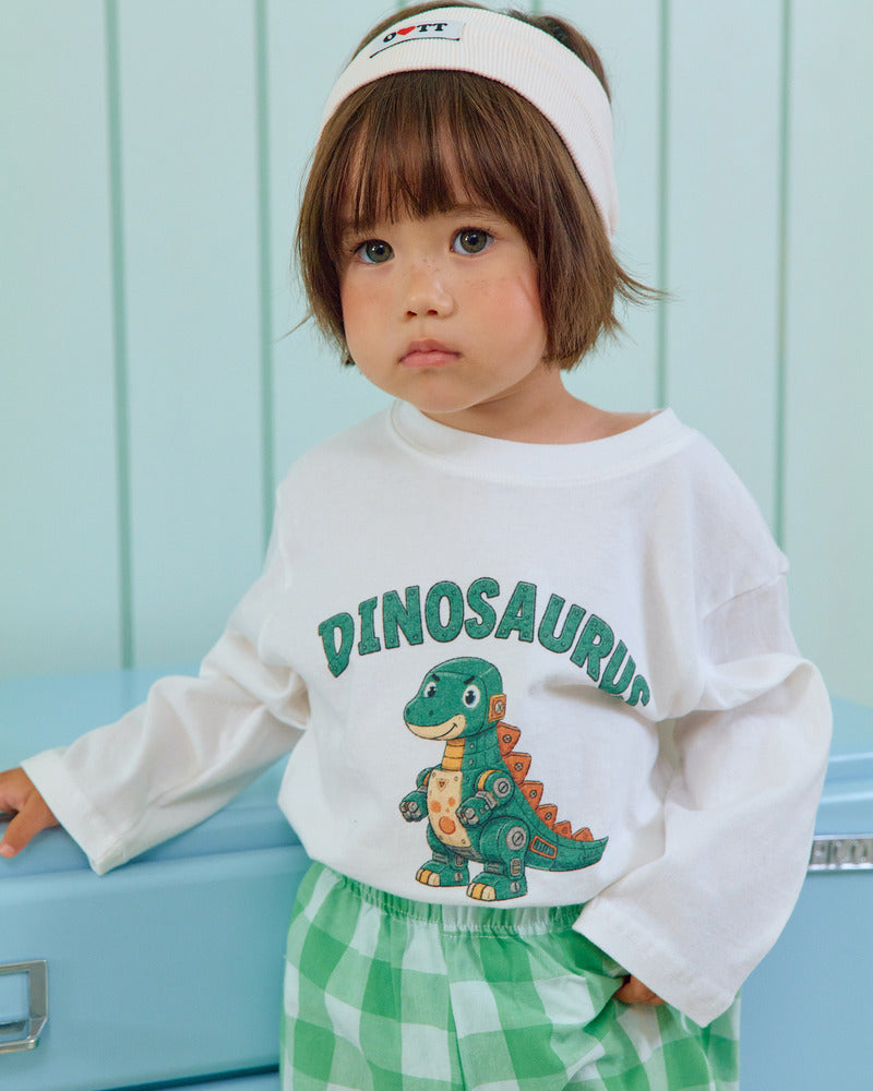 【PRE-ODER〆8.9(sun)】16.(Special Edition) Robot Dinosaur Top & Bottom Set | oottbebe