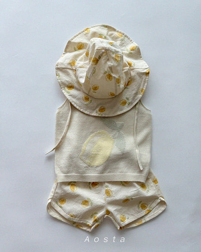 【PREORDER受付終了、ご希望はお問い合わせください。】19.Knit Fruit Vest
