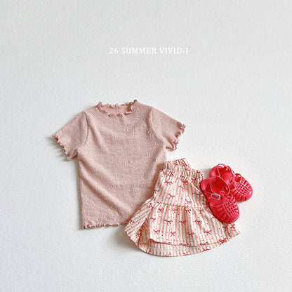 【PREORDER受付終了、ご希望はお問い合わせください。】75.Yoryu Slub Flare Tee