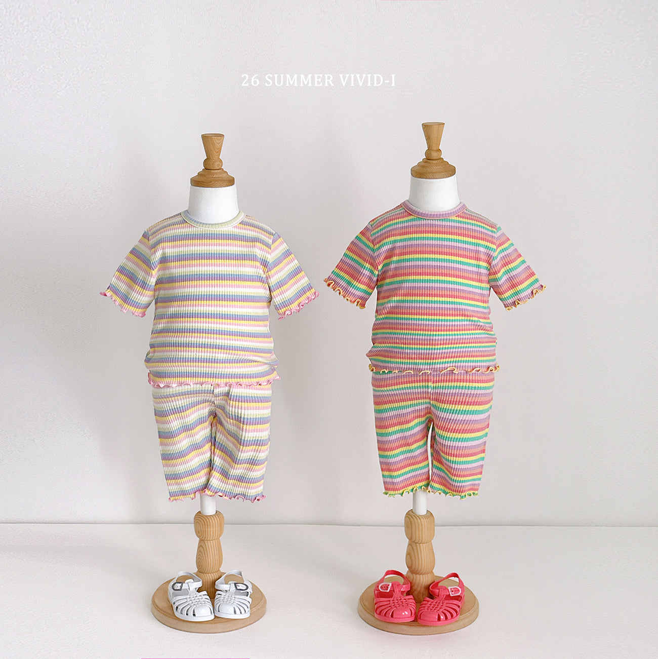 【PREORDER受付終了、ご希望はお問い合わせください。】40.Rainbow Rib Leggings