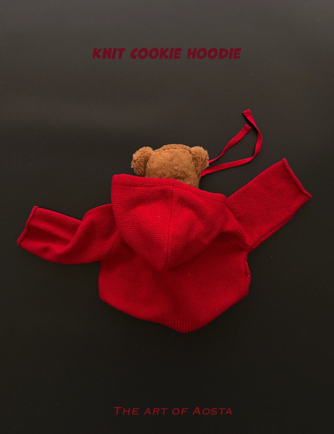 【秋のPRE-ODER 5%OFF】10.Knit Cookie Hoodie