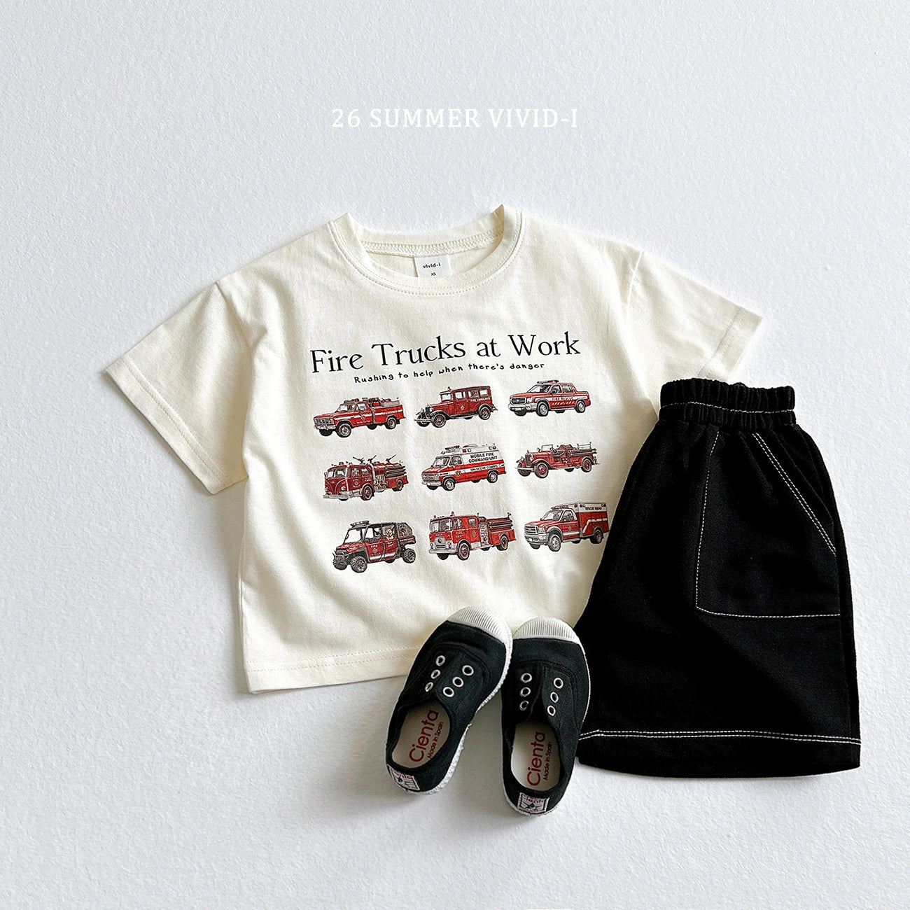 【PREORDER受付終了、ご希望はお問い合わせください。】46.Mini Collar ShortSleeve Tee