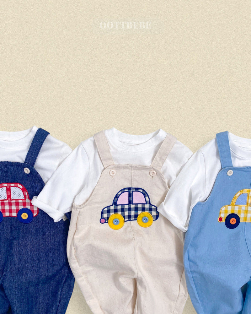 【PRE-ODER〆8.9(sun)】46.Vroom Vroom Denim Overalls | oottbebe