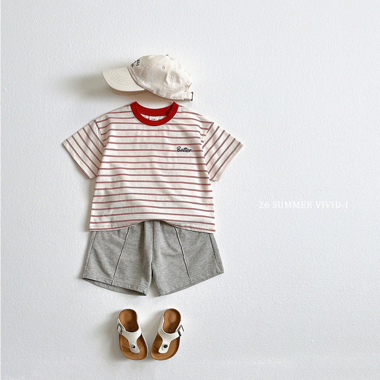 【PREORDER受付終了、ご希望はお問い合わせください。】66.Better Embroidery Stripe Tee