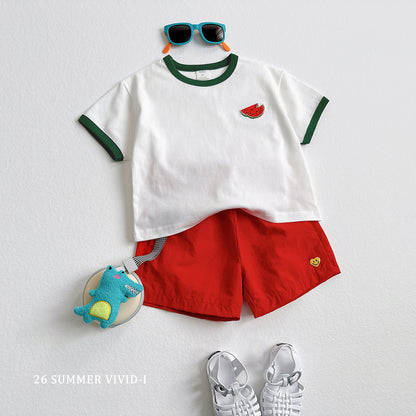 【PREORDER受付終了、ご希望はお問い合わせください。】99.Fruit Embroidery Raglan Set