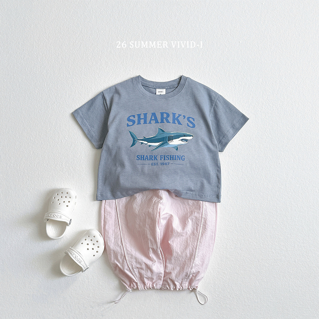 【PREORDER受付終了、ご希望はお問い合わせください。】43.Shark Silket ShortSleeve Tee