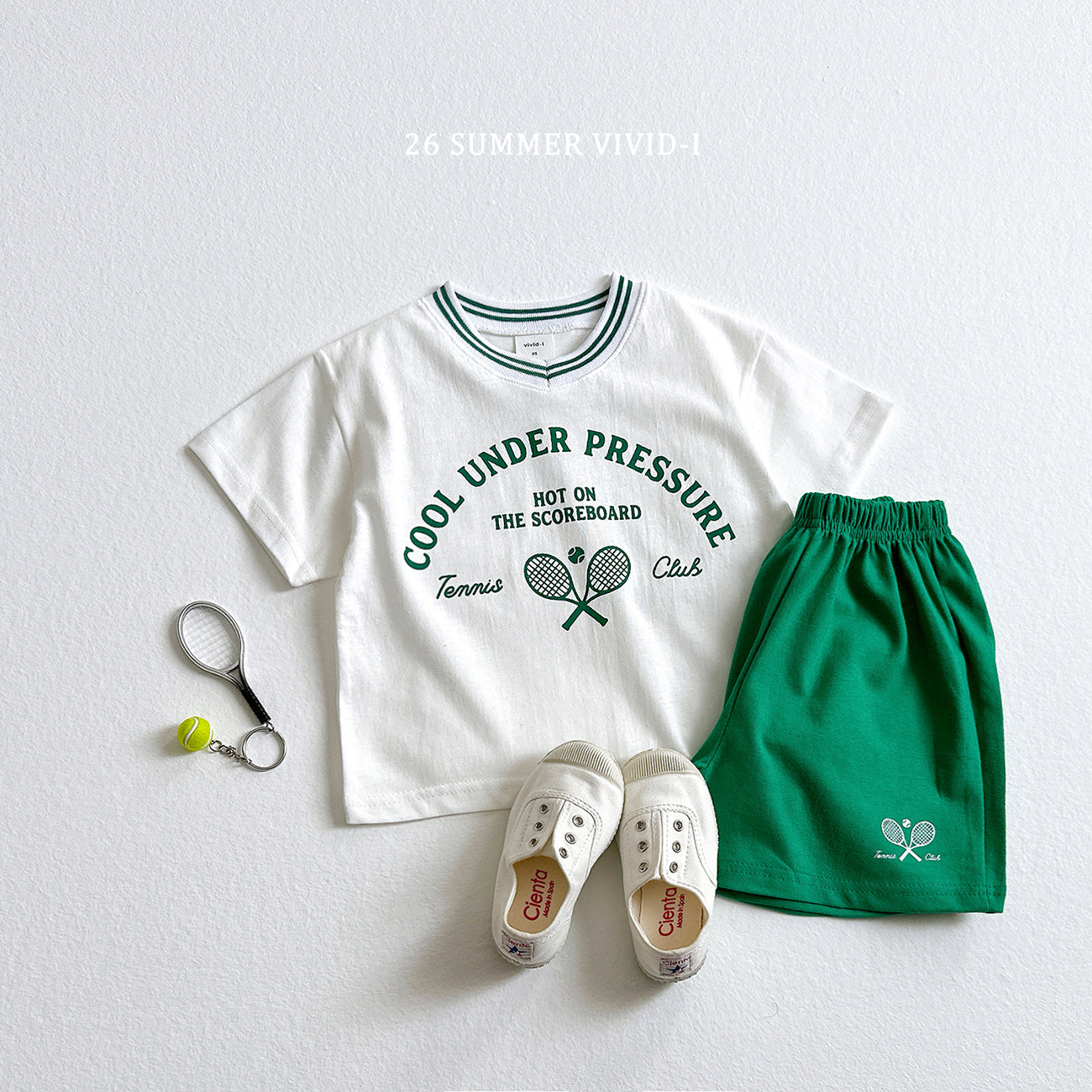 【PREORDER受付終了、ご希望はお問い合わせください。】93.VNeck Tennis Set