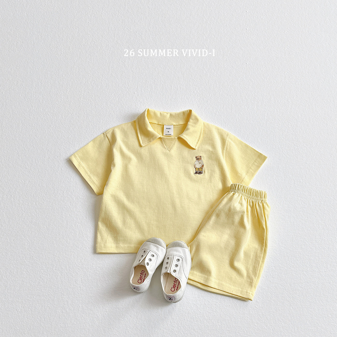 【PREORDER受付終了、ご希望はお問い合わせください。】95.Collar Bear Embroidery Set