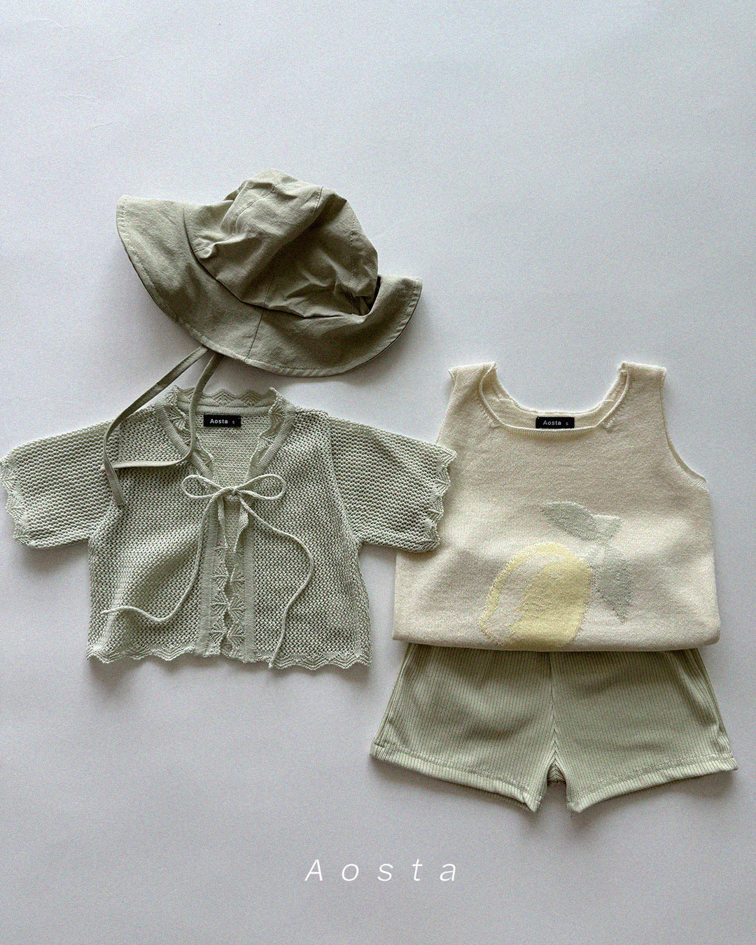 【PREORDER受付終了、ご希望はお問い合わせください。】19.Knit Fruit Vest