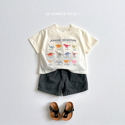 【PREORDER受付終了、ご希望はお問い合わせください。】49.Little Dino ShortSleeve Tee