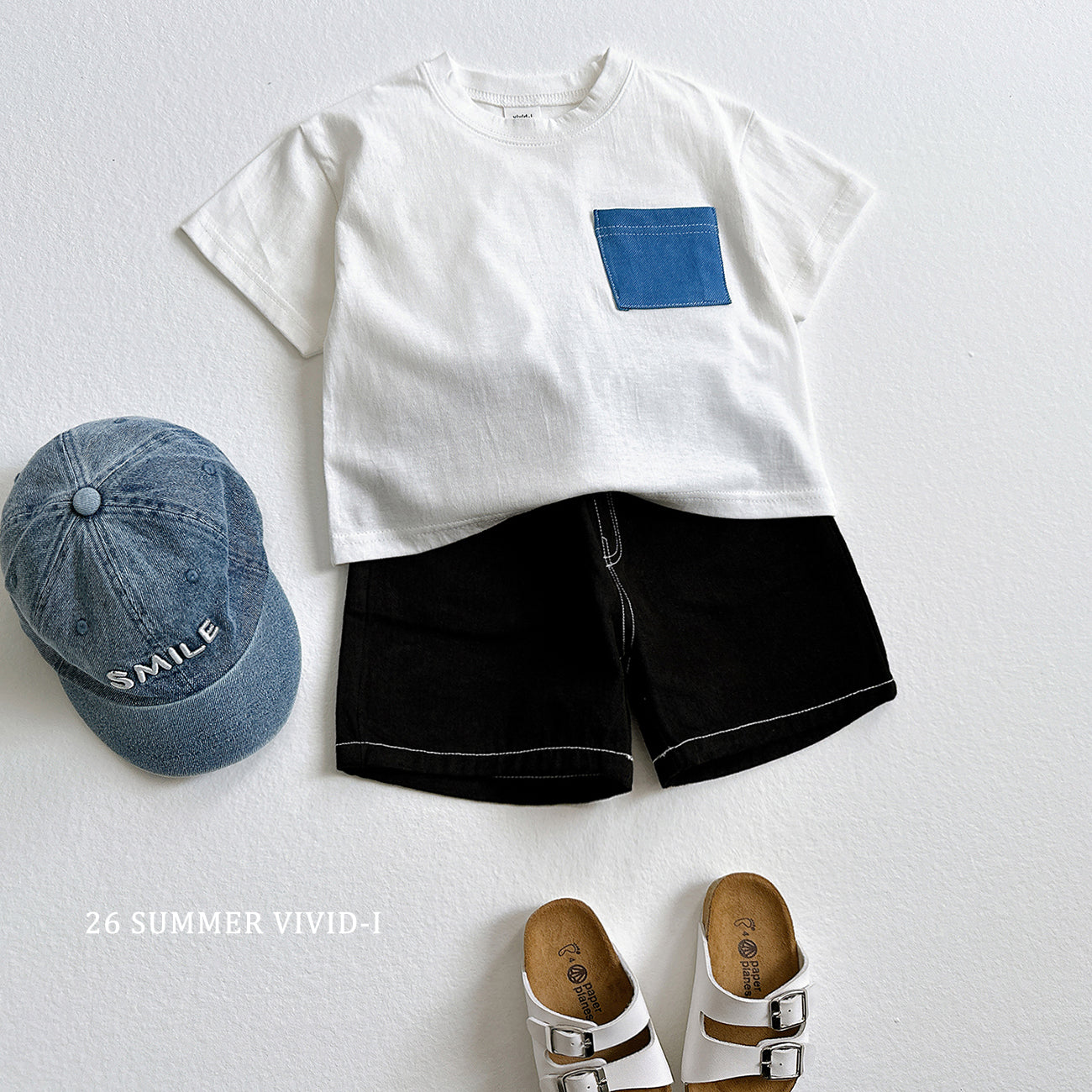 【PREORDER受付終了、ご希望はお問い合わせください。】65.Pocket Denim ShortSleeve Tee