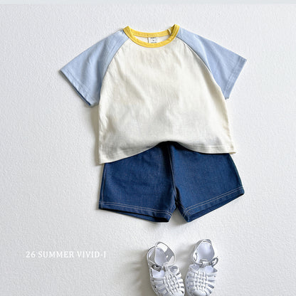 【PREORDER受付終了、ご希望はお問い合わせください。】13.Stretch Denim Shorts
