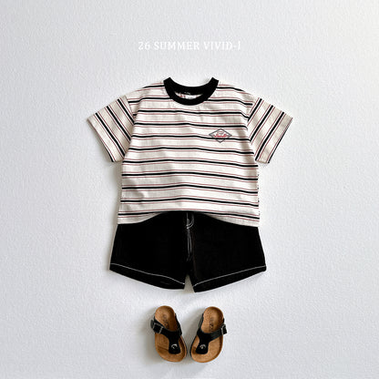 【PREORDER受付終了、ご希望はお問い合わせください。】14.Stitch Cotton Shorts