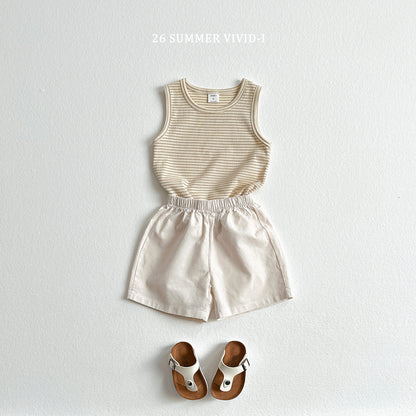 【PREORDER受付終了、ご希望はお問い合わせください。】19.Label Linen Cotton Shorts