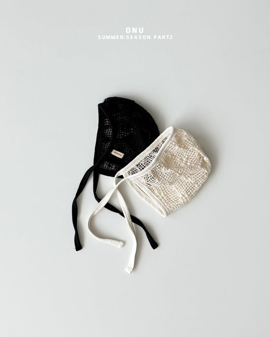 【期間限定 PRE-ODER】14.Bébé Mesh Bonnet