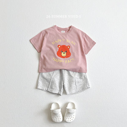 【PREORDER受付終了、ご希望はお問い合わせください。】56.Happy Bear ShortSleeve Tee