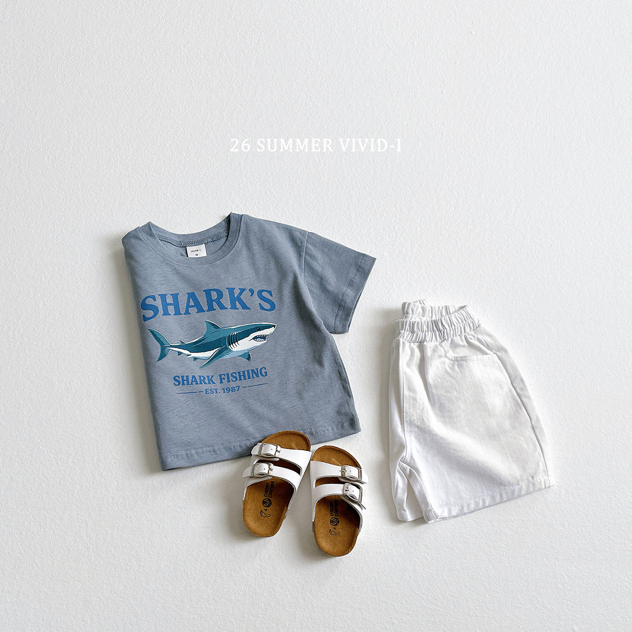 【PREORDER受付終了、ご希望はお問い合わせください。】43.Shark Silket ShortSleeve Tee