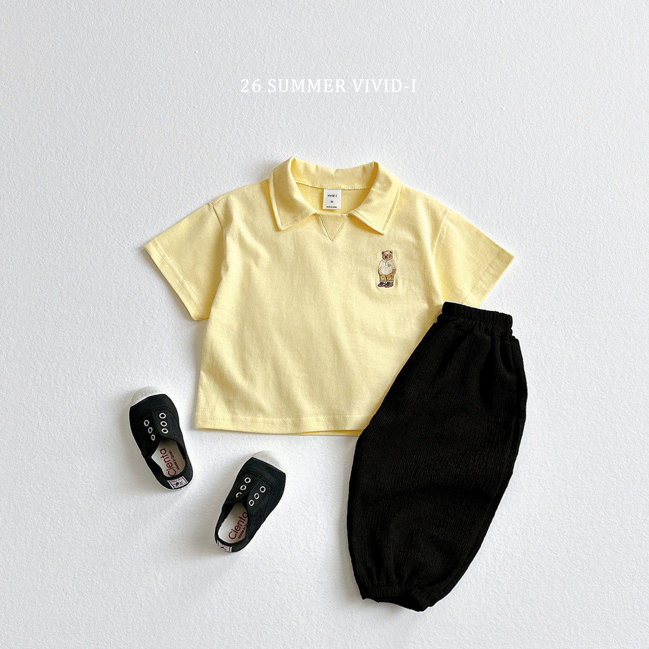 【PREORDER受付終了、ご希望はお問い合わせください。】95.Collar Bear Embroidery Set