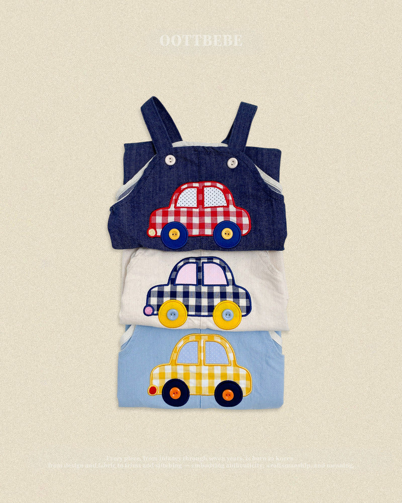 【PRE-ODER〆8.9(sun)】46.Vroom Vroom Denim Overalls | oottbebe