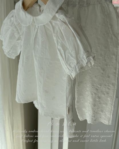 【PREORDER受付終了、ご希望はお問い合わせください。】61.Collar Blouse