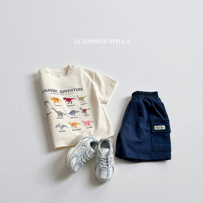【PREORDER受付終了、ご希望はお問い合わせください。】49.Little Dino ShortSleeve Tee