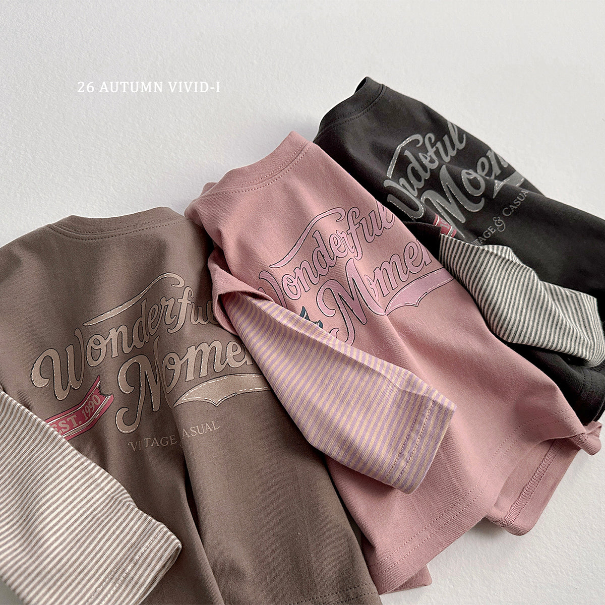 【秋のPRE-ODER 5%OFF】43.Wonderful Double-Layer Tee