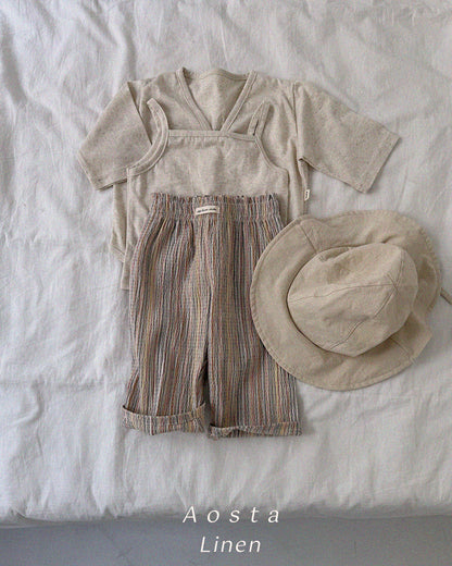 【PREORDER受付終了、ご希望はお問い合わせください。】35.Linen Cardigan