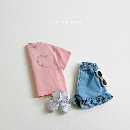 【PREORDER受付終了、ご希望はお問い合わせください。】79.Heart Pocket ShortSleeve Tee