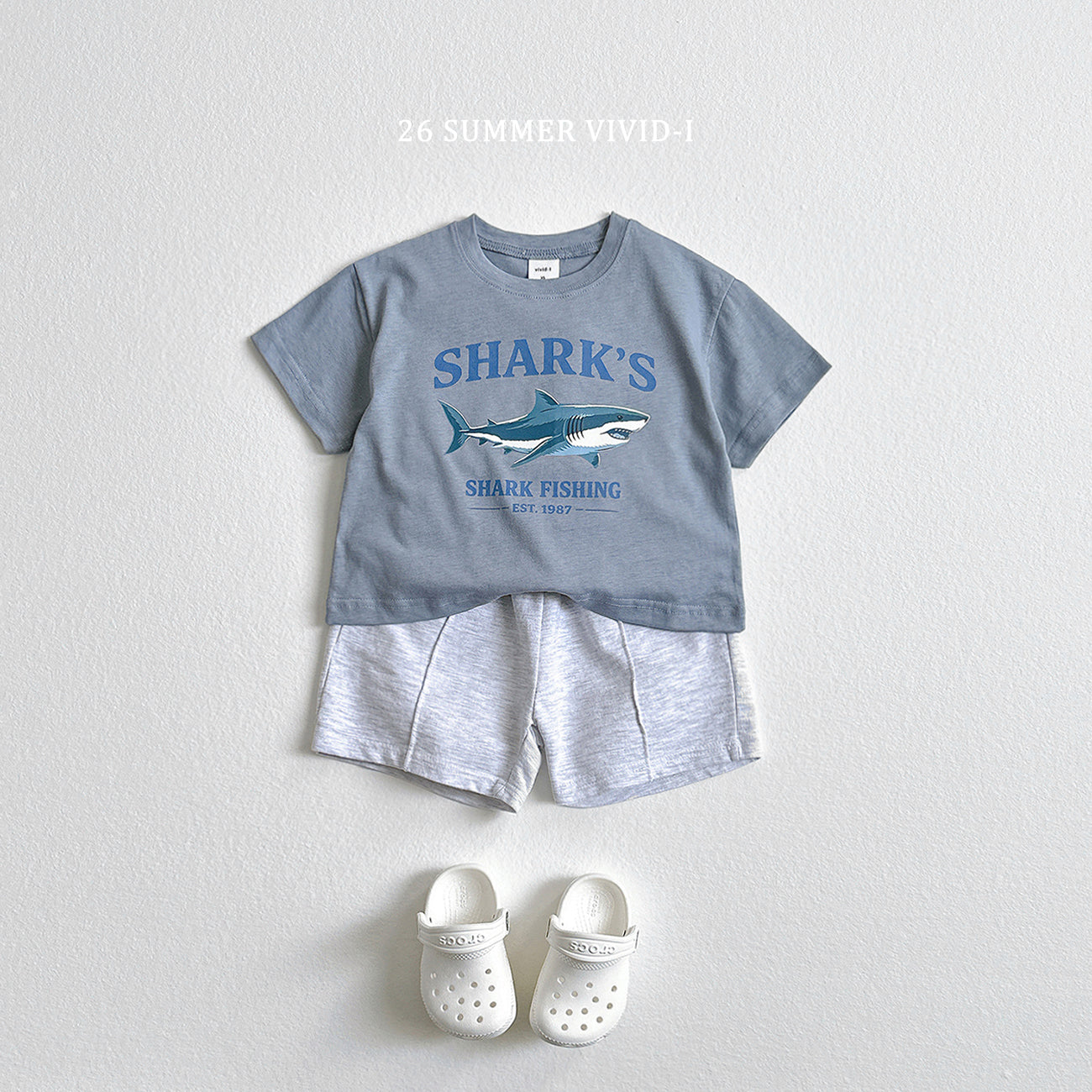 【PREORDER受付終了、ご希望はお問い合わせください。】43.Shark Silket ShortSleeve Tee
