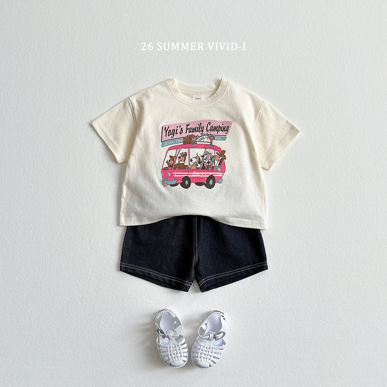 【PREORDER受付終了、ご希望はお問い合わせください。】50.Vintage Camping ShortSleeve Tee