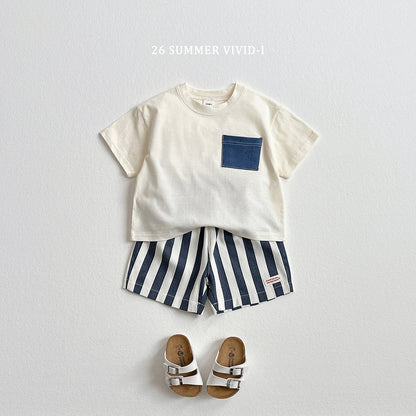 【PREORDER受付終了、ご希望はお問い合わせください。】65.Pocket Denim ShortSleeve Tee