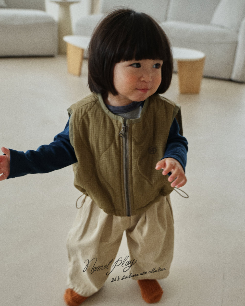 【PRE-ODER〆8.9(sun)】62.Honey Cropped Vest | normalplay