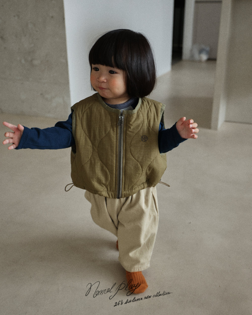 【PRE-ODER〆8.9(sun)】62.Honey Cropped Vest | normalplay