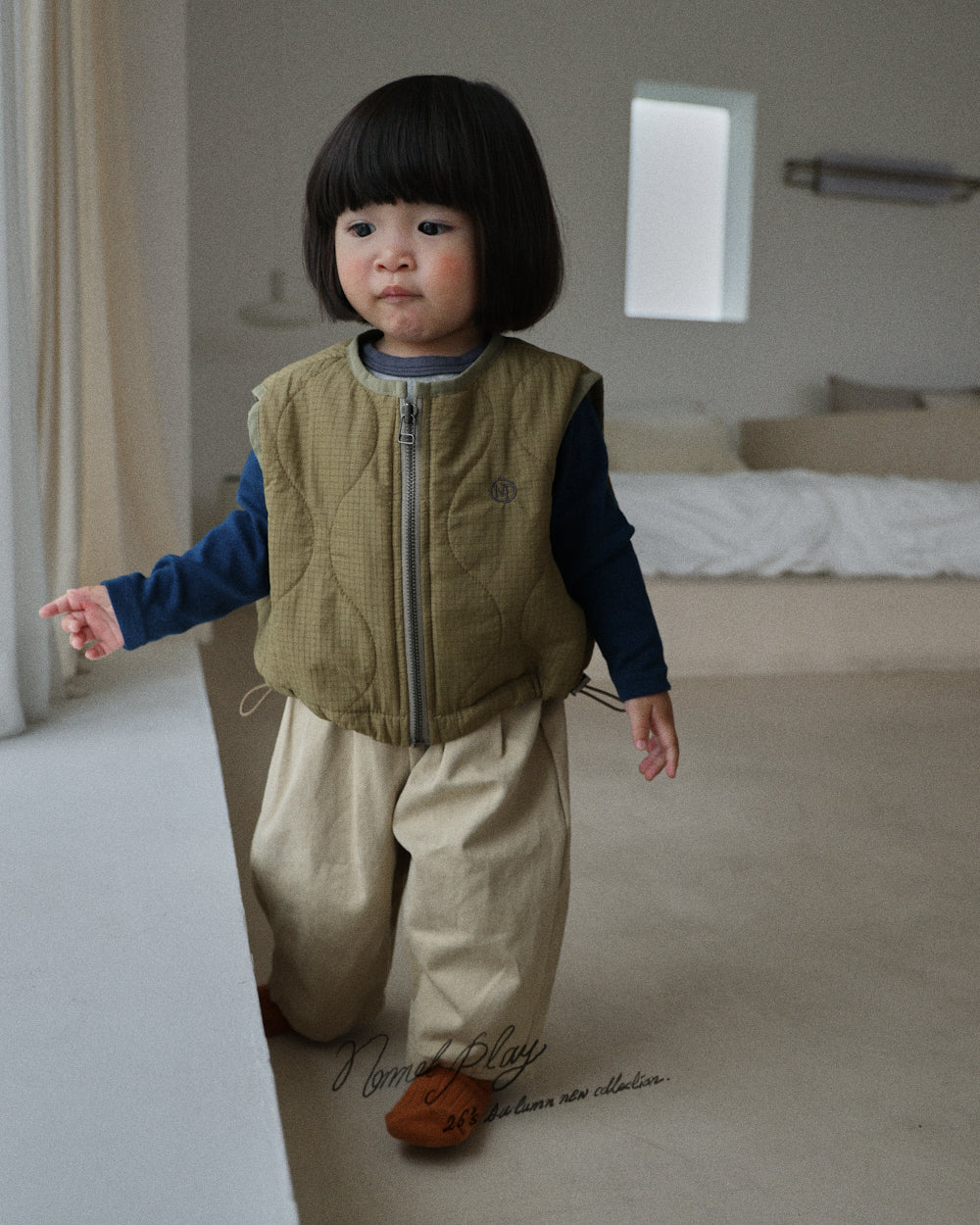 【PRE-ODER〆8.9(sun)】62.Honey Cropped Vest | normalplay