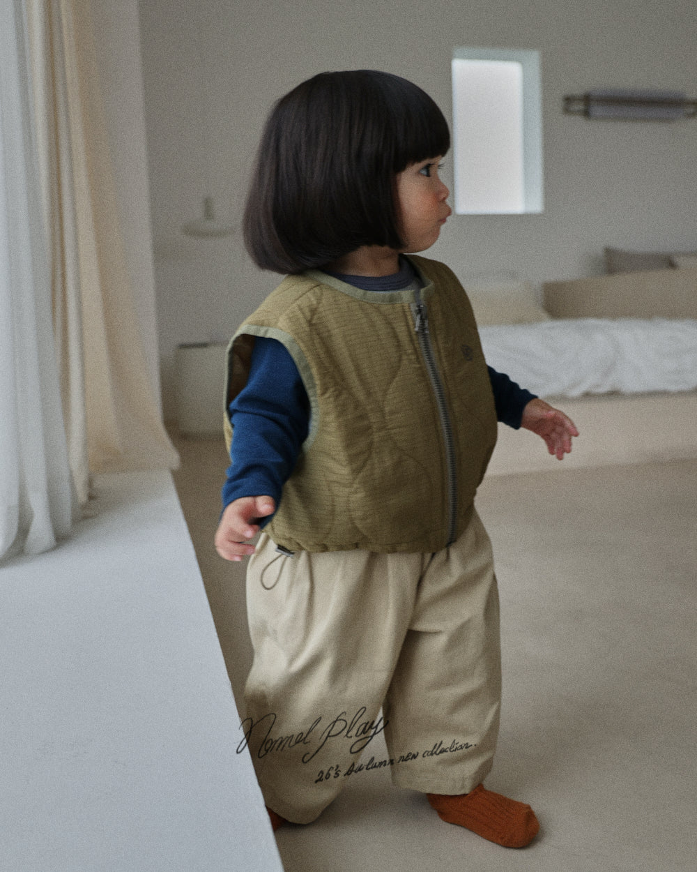 【PRE-ODER〆8.9(sun)】62.Honey Cropped Vest | normalplay