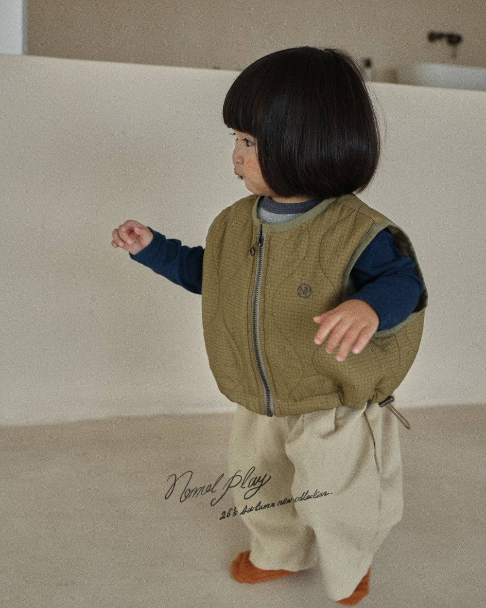 【PRE-ODER〆8.9(sun)】62.Honey Cropped Vest | normalplay